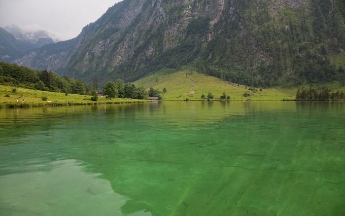 Невероятно красивое озеро Оберзее в Германии (42 фото)