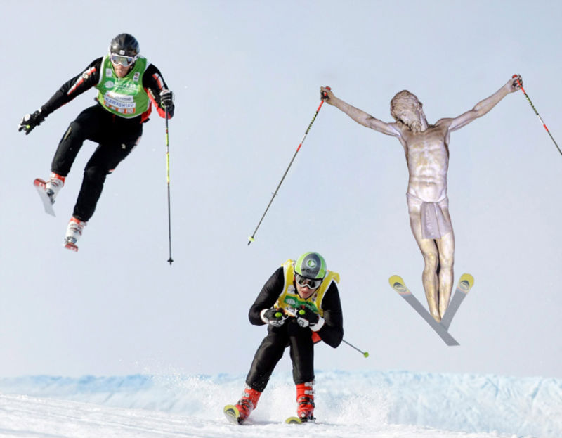 13Jesus Skiing  « »
