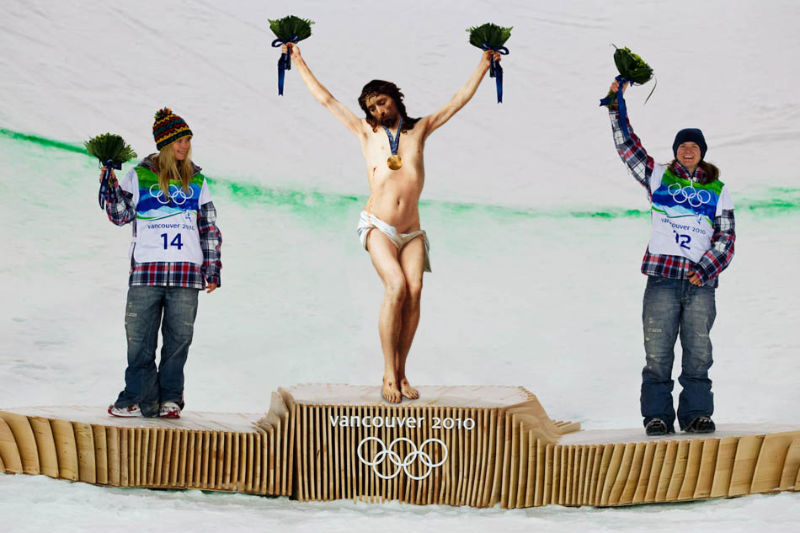 14Jesus On The Olympic Podium  « »