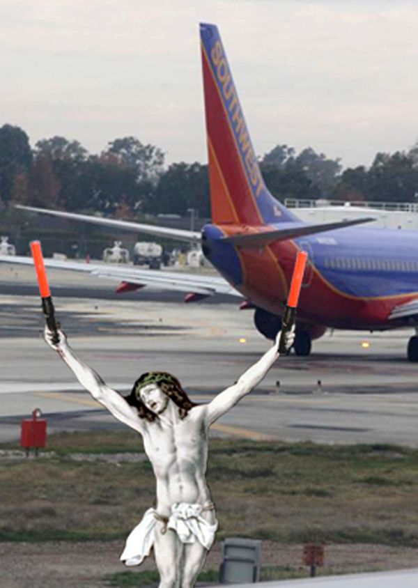 38Jesus Controlling Air Traffic  « »