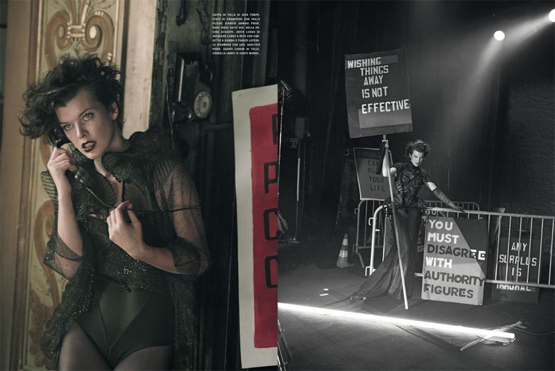  Milla Jovovich (Vogue Italia,  2012) (13 )