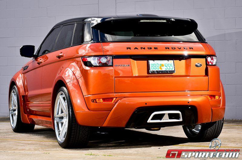 ultimate auto, vesuvius orange, range rover evoque