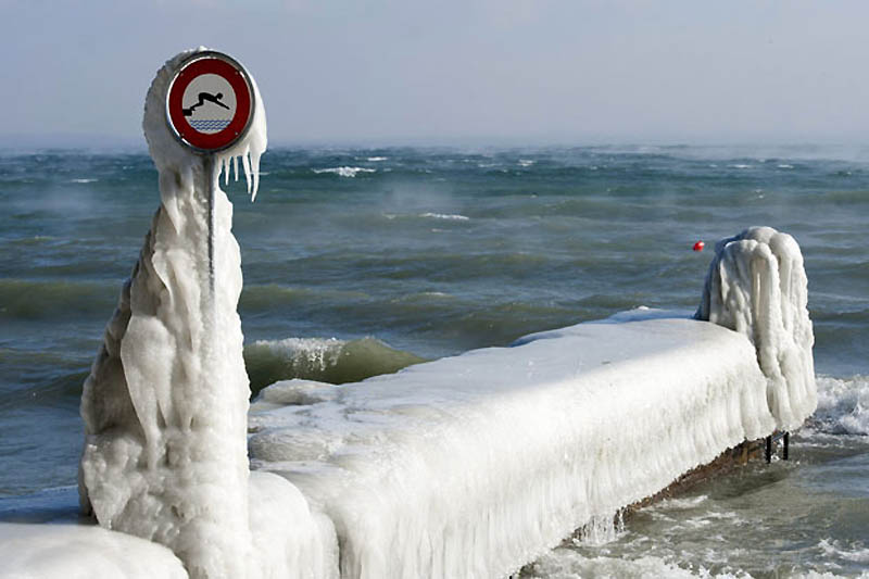 2452 Ледяные скульптуры на Женевском озере
