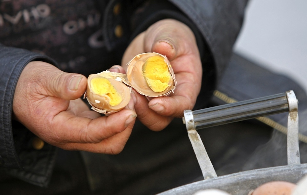 Urine soaked eggs 8   ,    