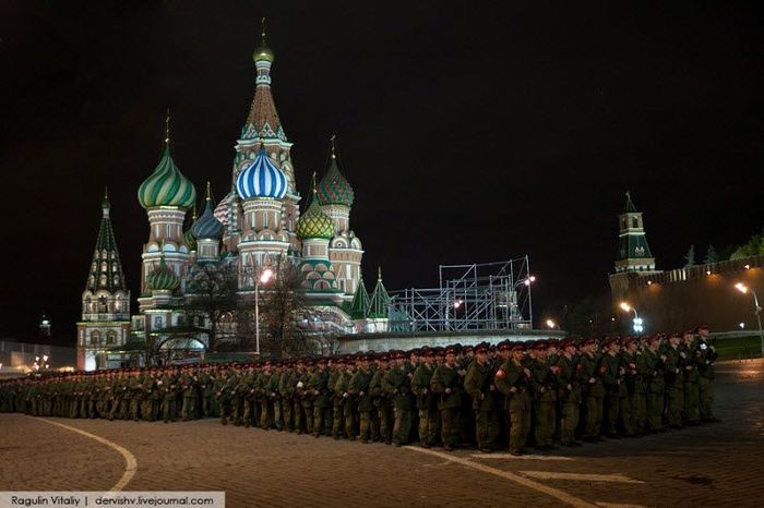 Репетиция парада на Красной площади (30 фото)