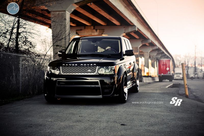 Range Rover Sport в шикарном обвесе и с дисками от Modulare Wheels (4 фото+видео)