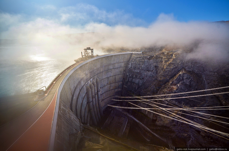 1147 Чиркейская ГЭС самая высокая арочная плотина в России