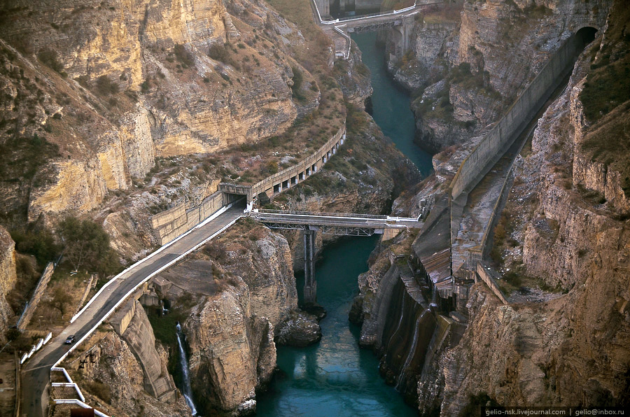 2419 Чиркейская ГЭС самая высокая арочная плотина в России