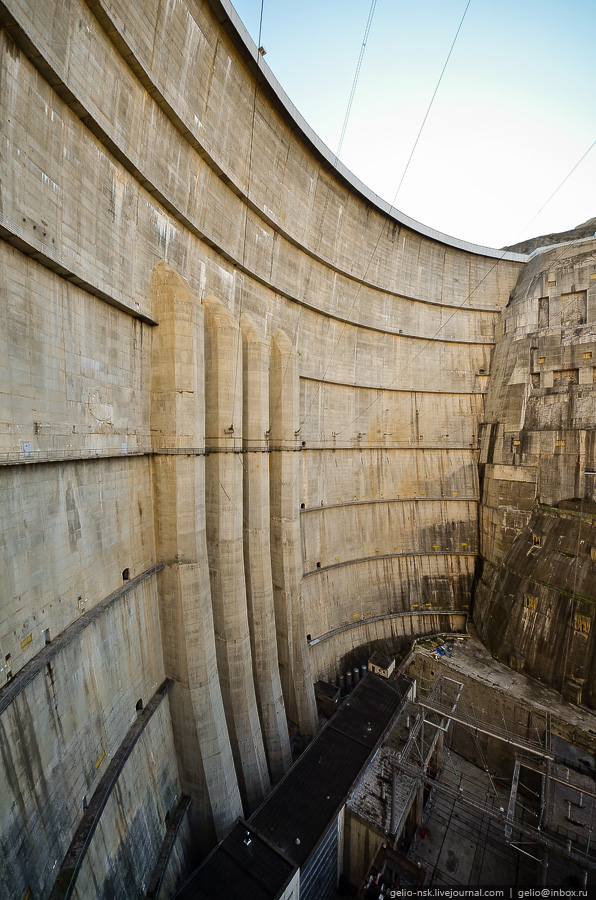 2815 Чиркейская ГЭС самая высокая арочная плотина в России