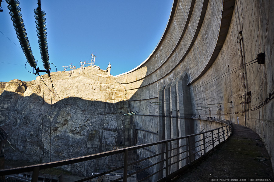 3012 Чиркейская ГЭС самая высокая арочная плотина в России