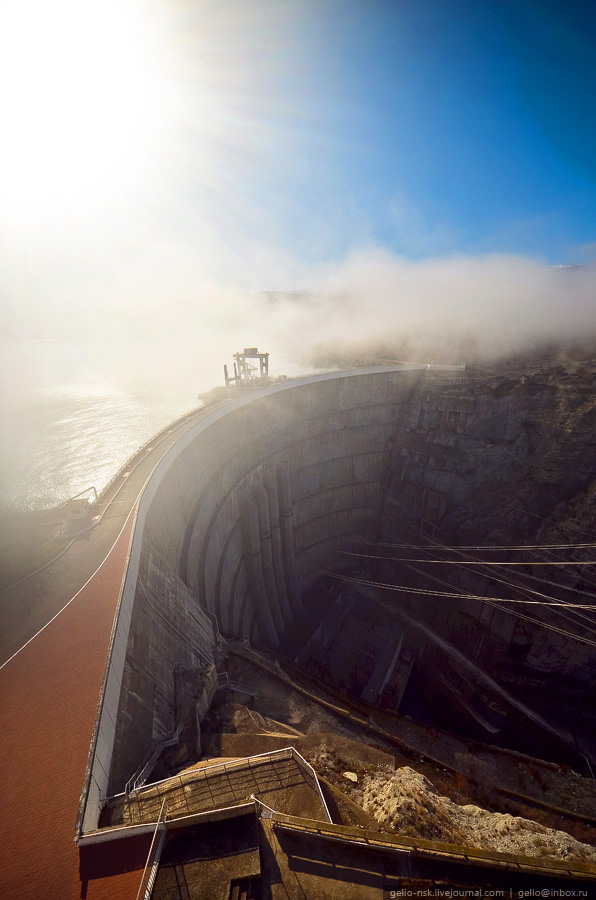 646 Чиркейская ГЭС самая высокая арочная плотина в России