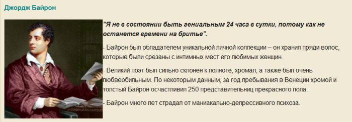 Малоизвестные факты об известных людях (10 фото)